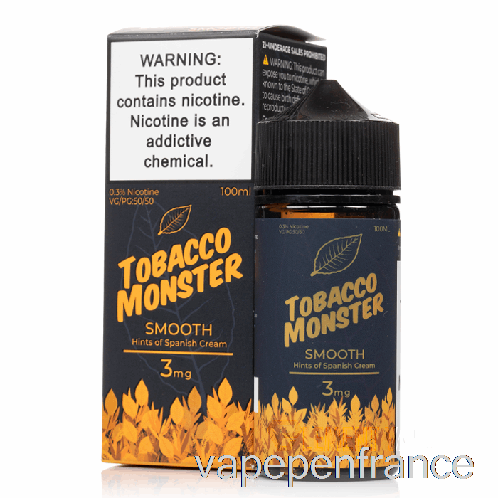 Lisse - Monstre De Tabac - Stylo Vape 100 Ml 0 Mg